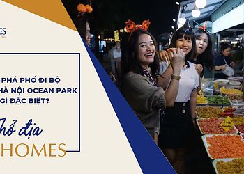 VINHOMES TV |  KHÁM PHÁ PHỐ ĐI BỘ - PHỐ ĐÊM HÀ NỘI OCEAN PARK CÓ GÌ ĐẶC BIỆT?