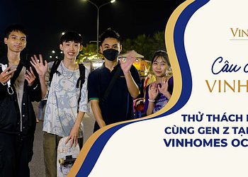 VINHOMES TV | THỬ THÁCH NỐI CHỮ CÙNG GEN Z TẠI PHỐ ĐI BỘ VINHOMES OCEAN PARK